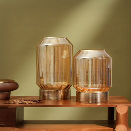 Aurelia Gold Cylinder Vase