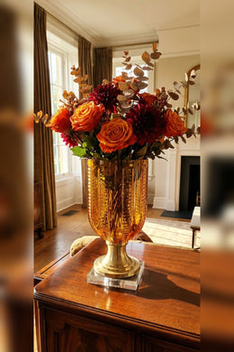 Amber Luxe Statement Vase