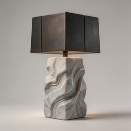 Artisan Marble Statement Lamp