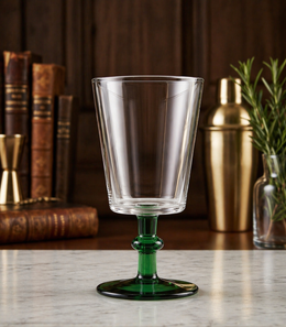 Blush Verde Stem Cordial Glass
