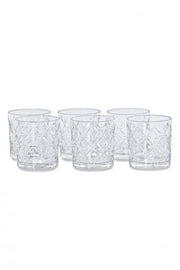 Crystal Prism Whiskey Glass Set