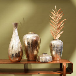 Golden Mirage Vase Set