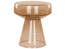 Aura Glass Accent Stool