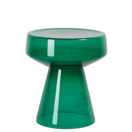 Aura Glass Accent Stool