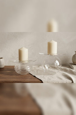 Orbit Glass Candle Duo