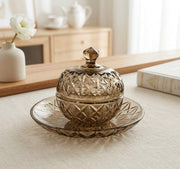 Vintage Luxe Covered Crystal Bowl