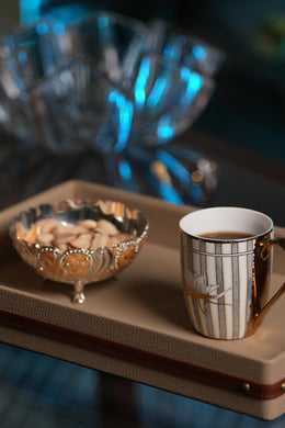 Heritage DuoTone Leather Serving Tray